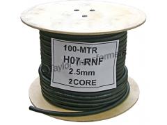 100M H07RNF RUBBER CABLE 2.5 2 CORE
